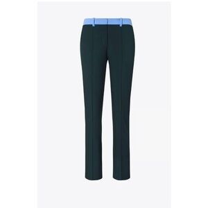 TORY BURCH SPORT TECH STRETCH TWILL GREEN Golf Active PANTS